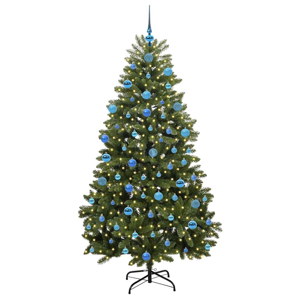 Artificial Christmas Tree with Stand Green 180 cm PVC and Metal