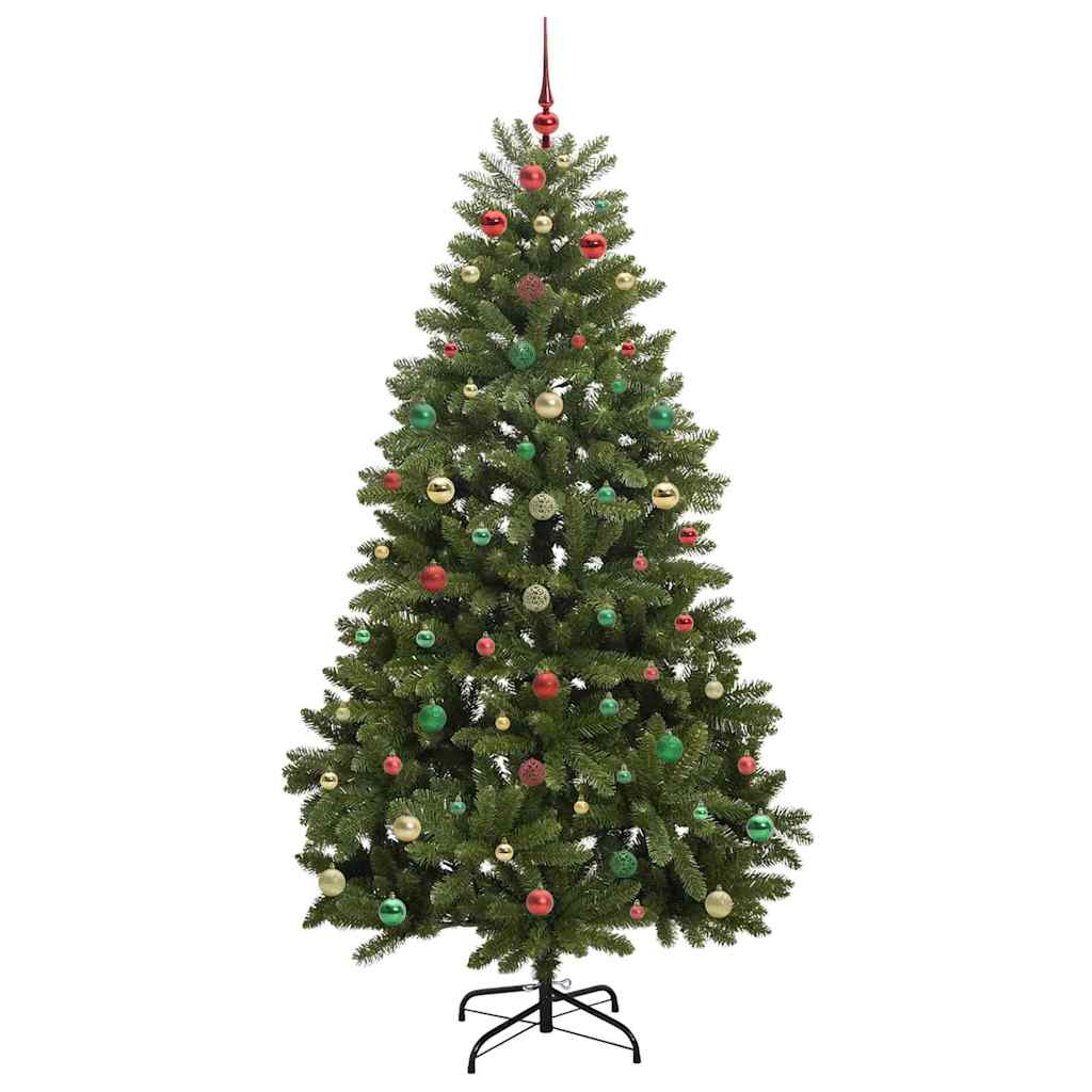 Artificial Christmas Tree with Stand Green 180 cm PVC and Metal
