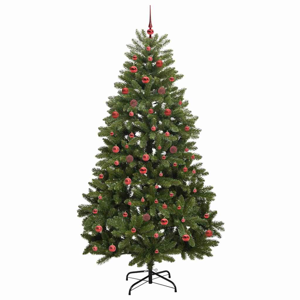Artificial Christmas Tree with Stand Green 210 cm PVC and Metal