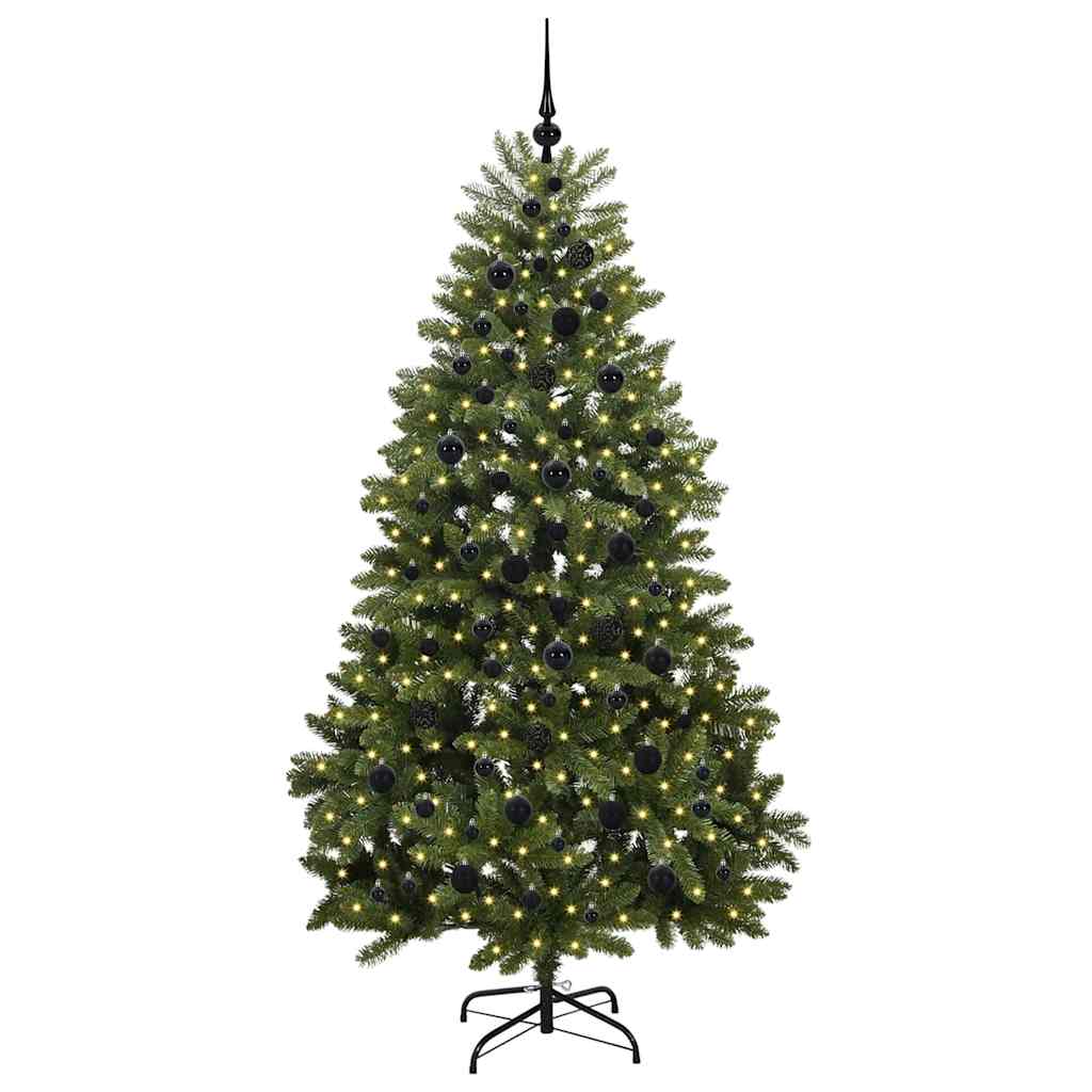 Artificial Christmas Tree with Stand Green 210 cm PVC and Metal