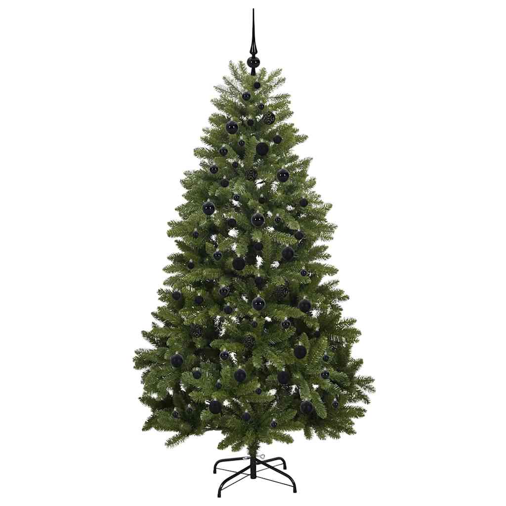 Artificial Christmas Tree with Stand Green 210 cm PVC and Metal