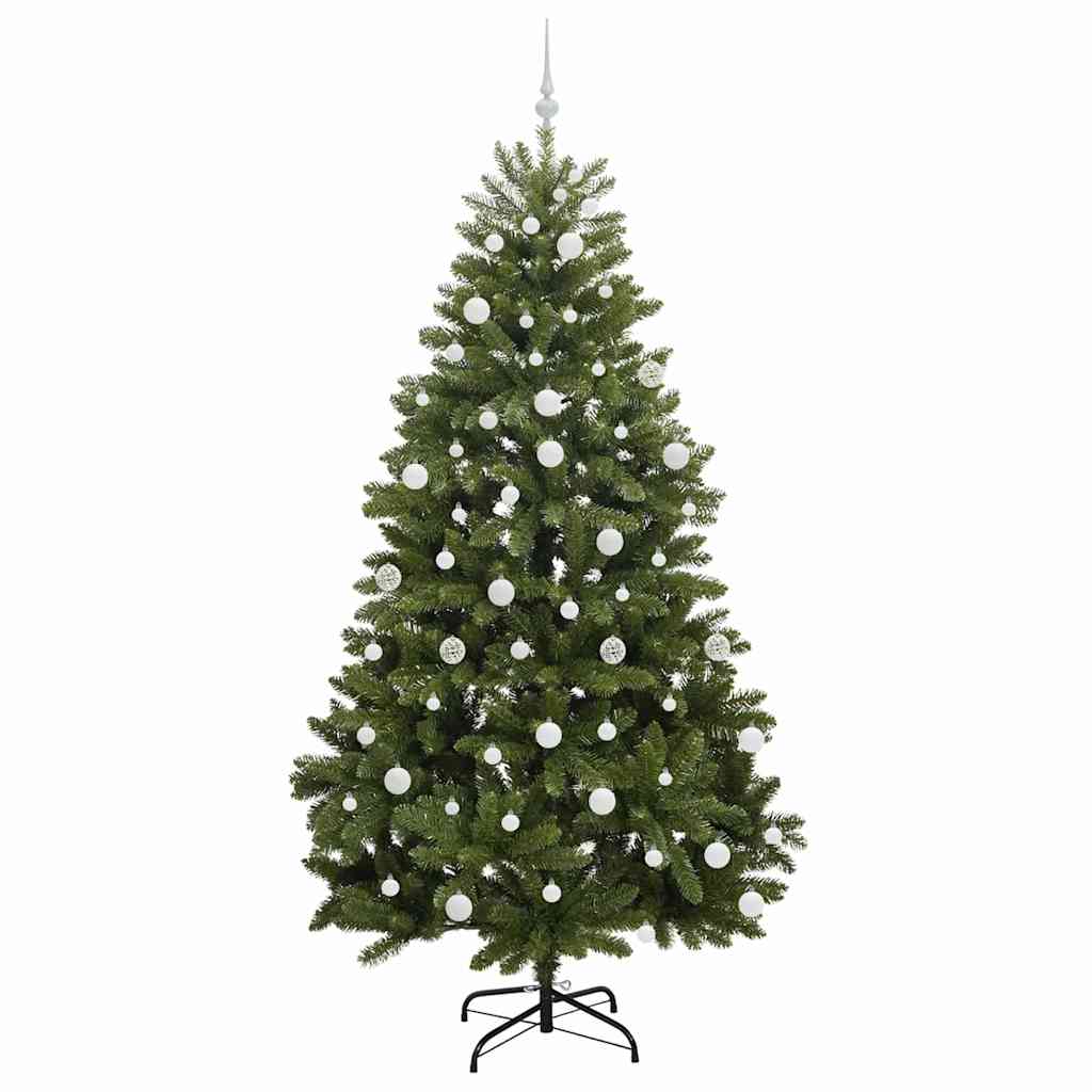 Artificial Christmas Tree with Stand Green 210 cm PVC and Metal