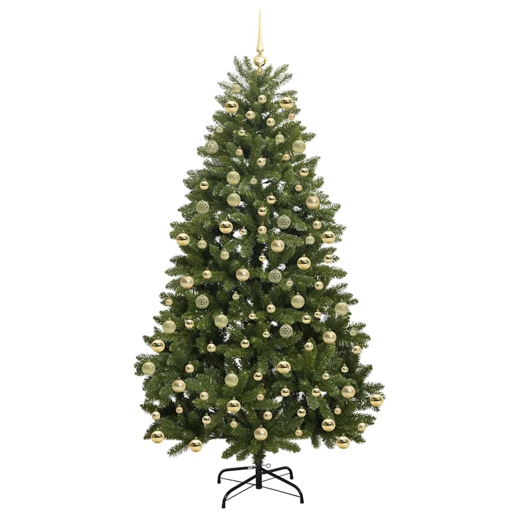 Artificial Christmas Tree with Stand Green 210 cm PVC and Metal