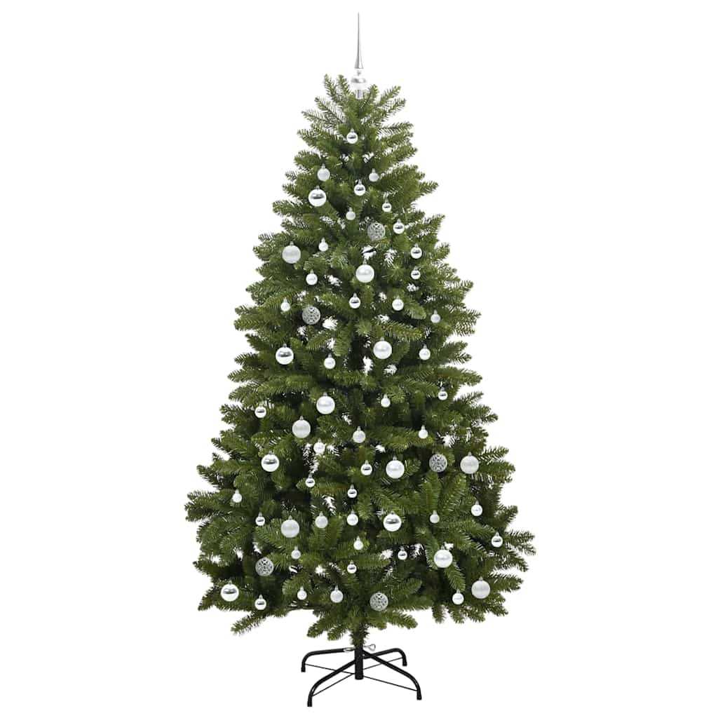 Artificial Christmas Tree with Stand Green 210 cm PVC and Metal