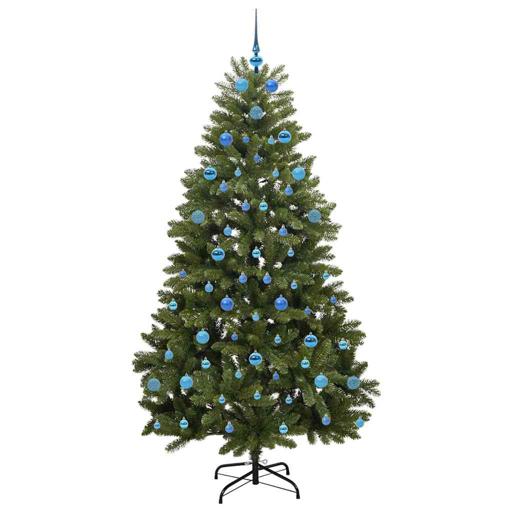 Artificial Christmas Tree with Stand Green 210 cm PVC and Metal