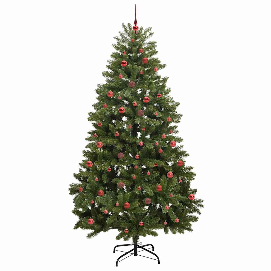 Artificial Christmas Tree with Stand Green 240 cm PVC and Metal