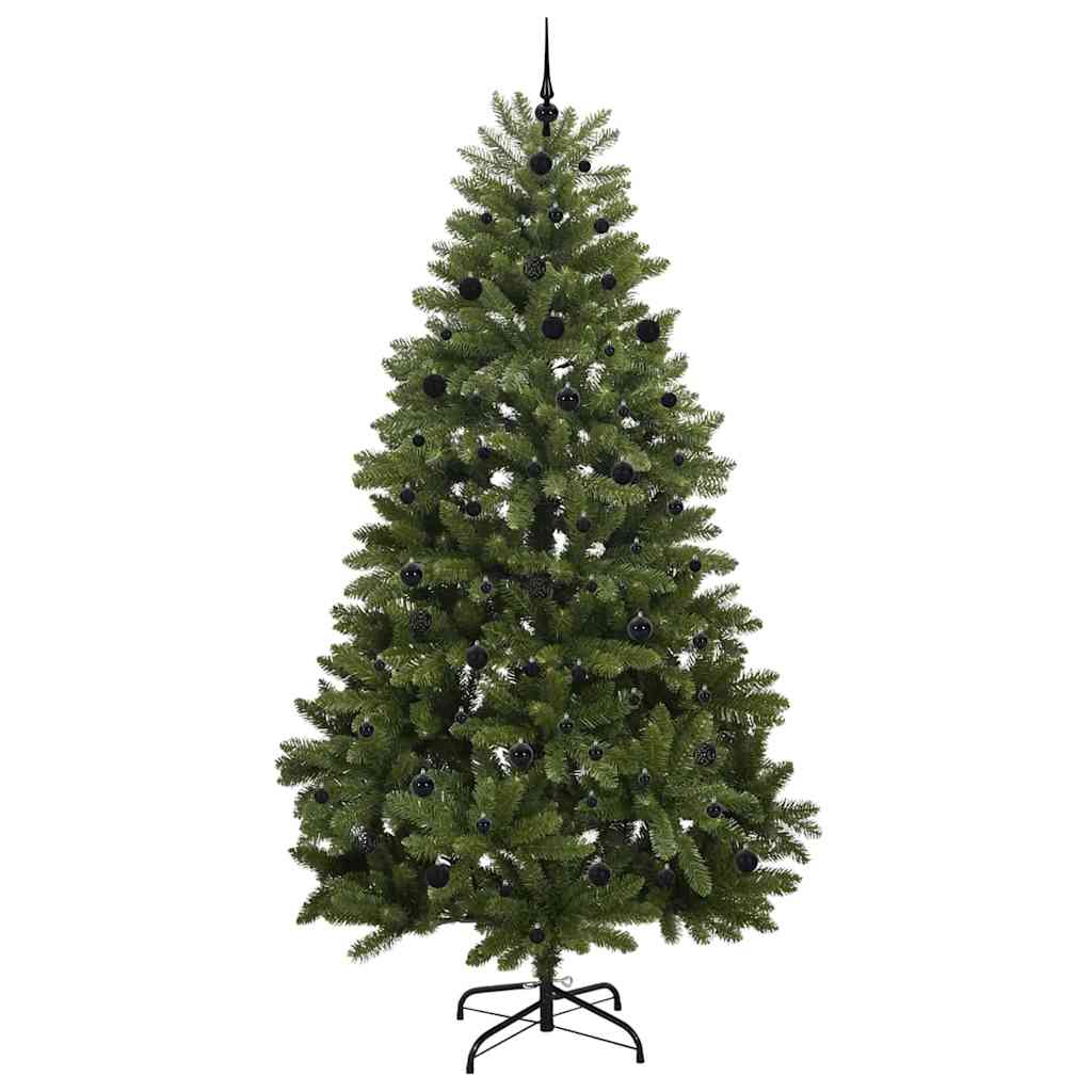Artificial Christmas Tree with Stand Green 240 cm PVC and Metal