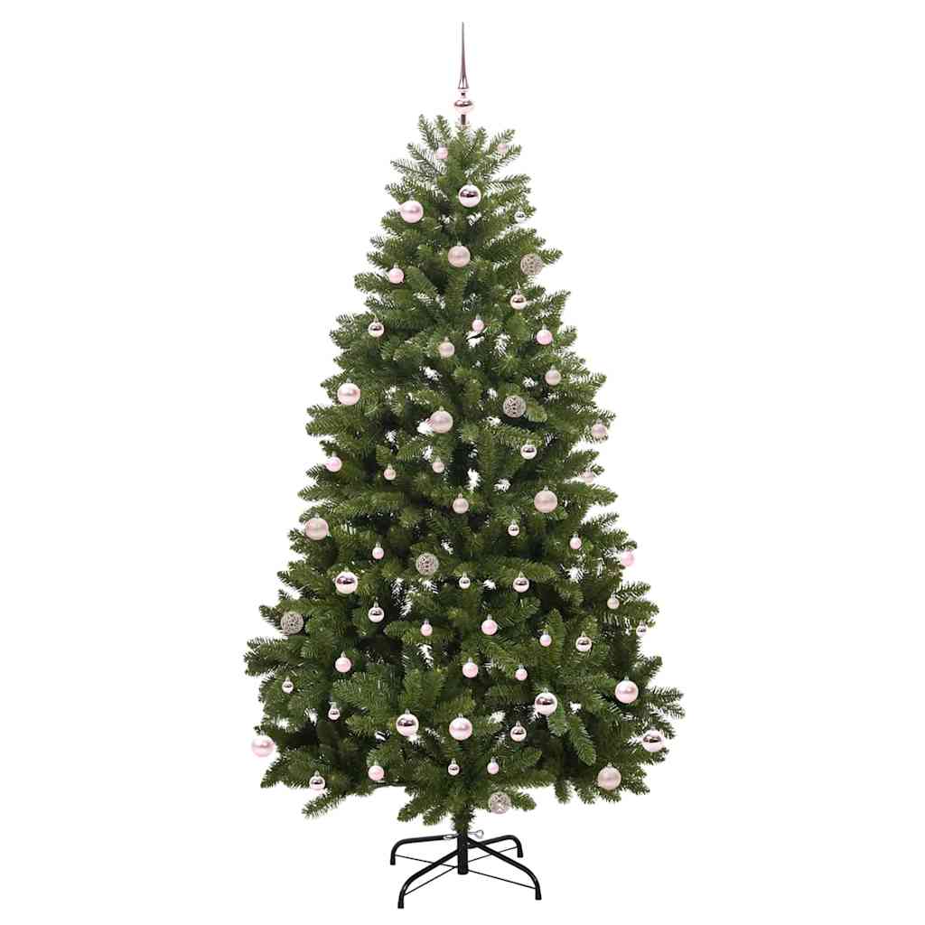 Artificial Christmas Tree with Stand Green 240 cm PVC and Metal