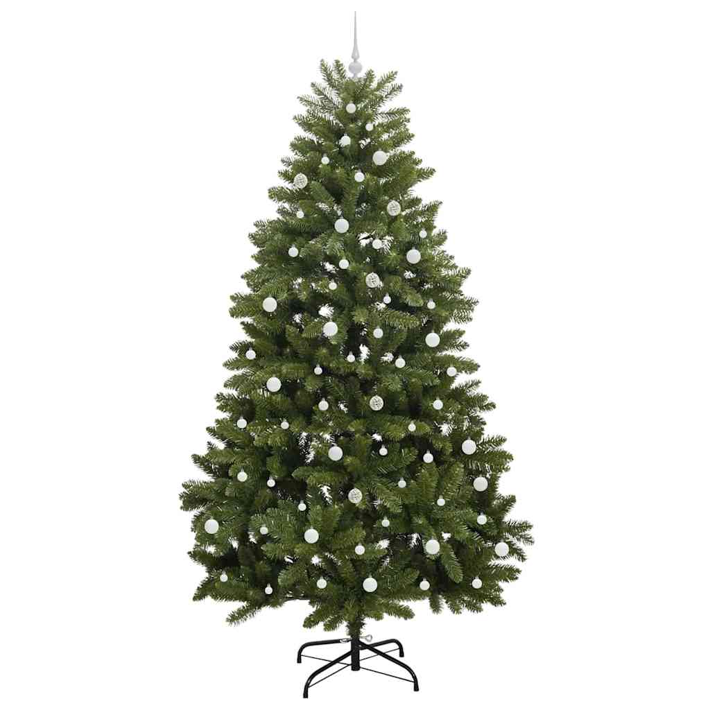 Artificial Christmas Tree with Stand Green 240 cm PVC and Metal