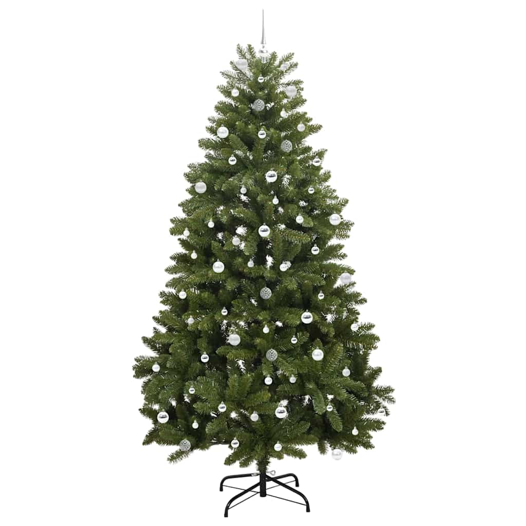 Artificial Christmas Tree with Stand Green 240 cm PVC and Metal