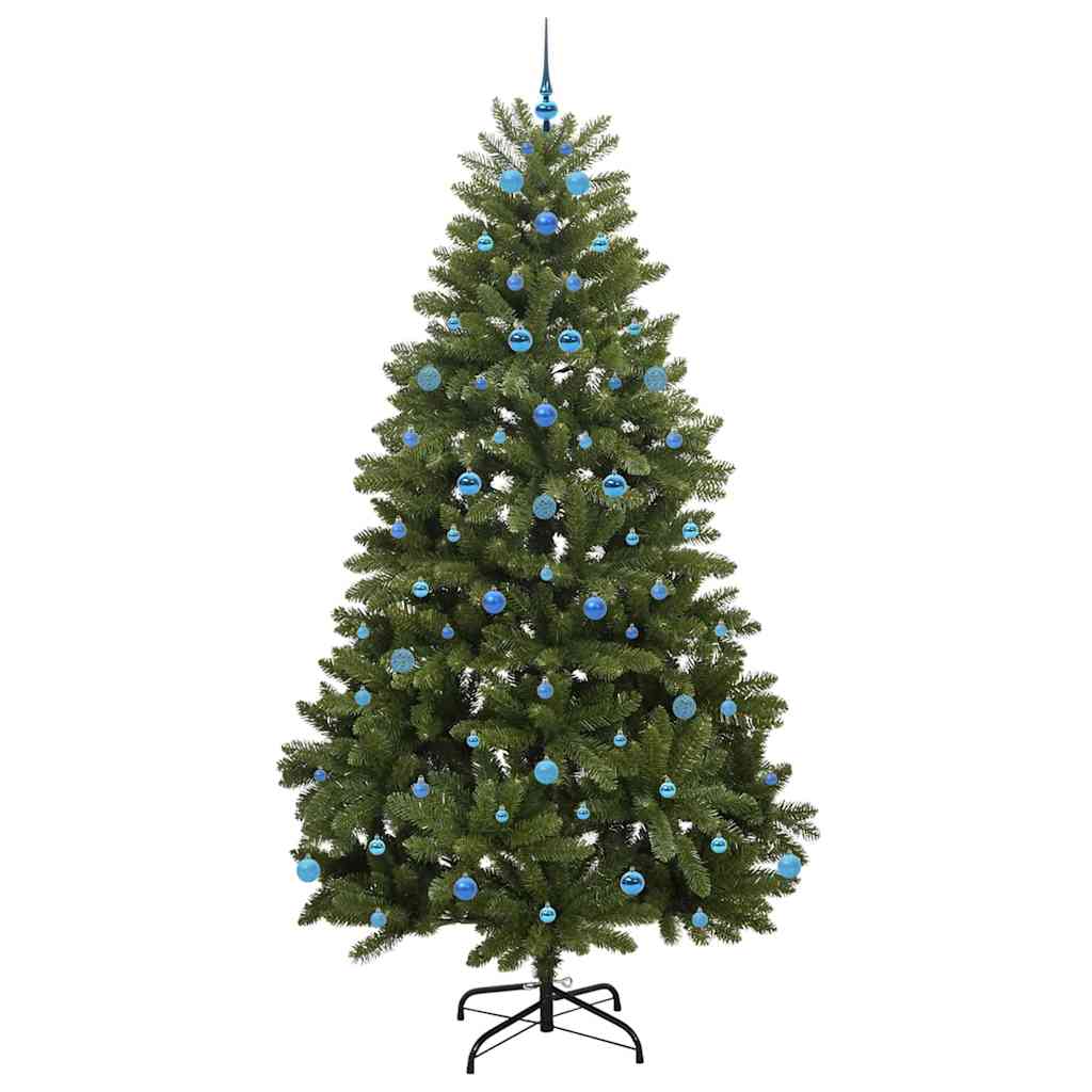 Artificial Christmas Tree with Stand Green 240 cm PVC and Metal