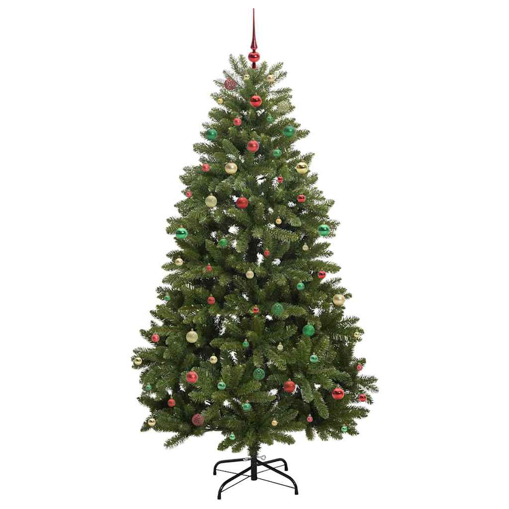Artificial Christmas Tree with Stand Green 240 cm PVC and Metal