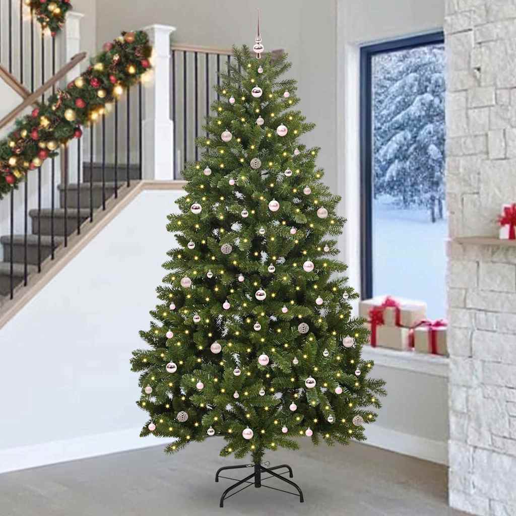 Artificial Christmas Tree with Stand Green 270 cm PVC and Metal