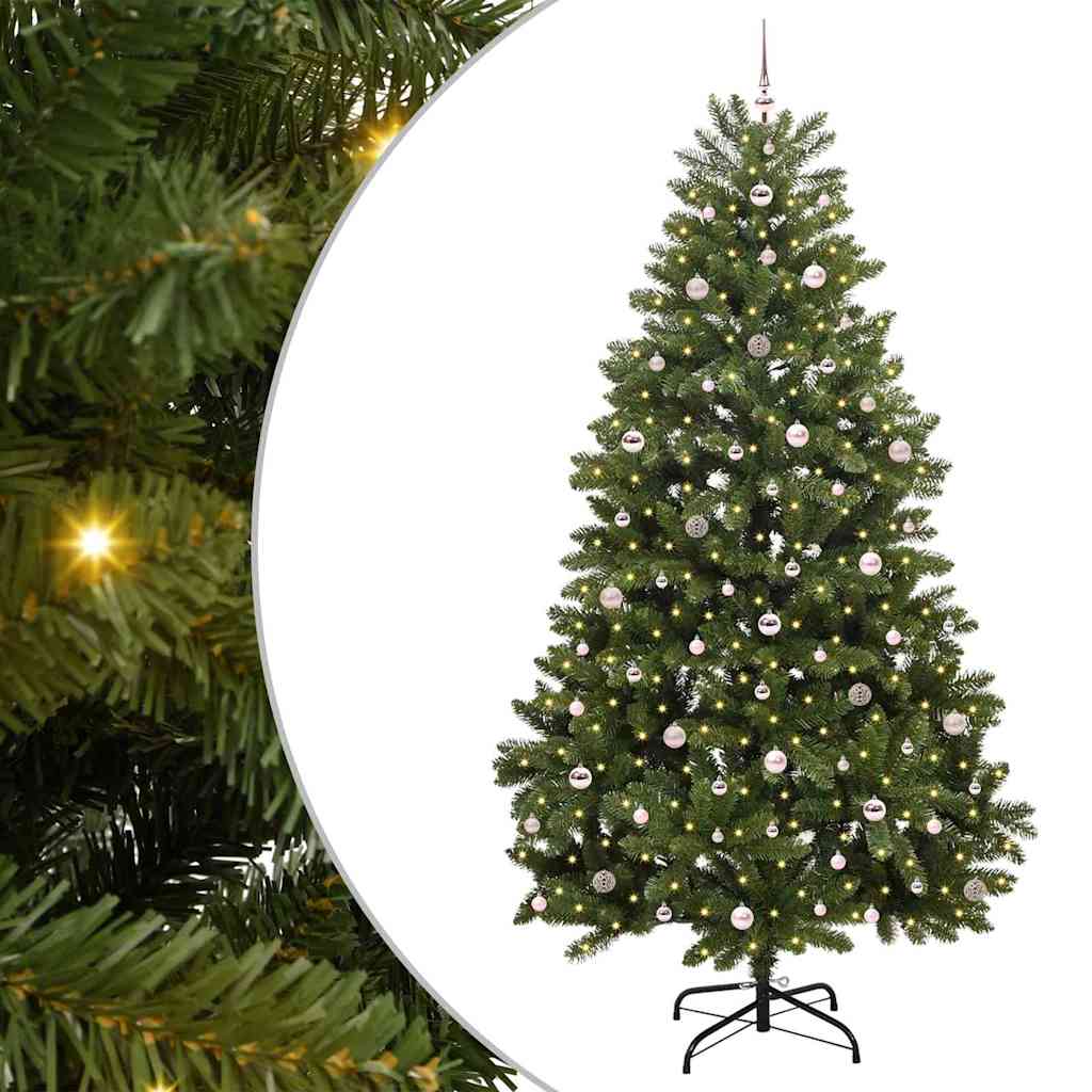 Artificial Christmas Tree with Stand Green 270 cm PVC and Metal