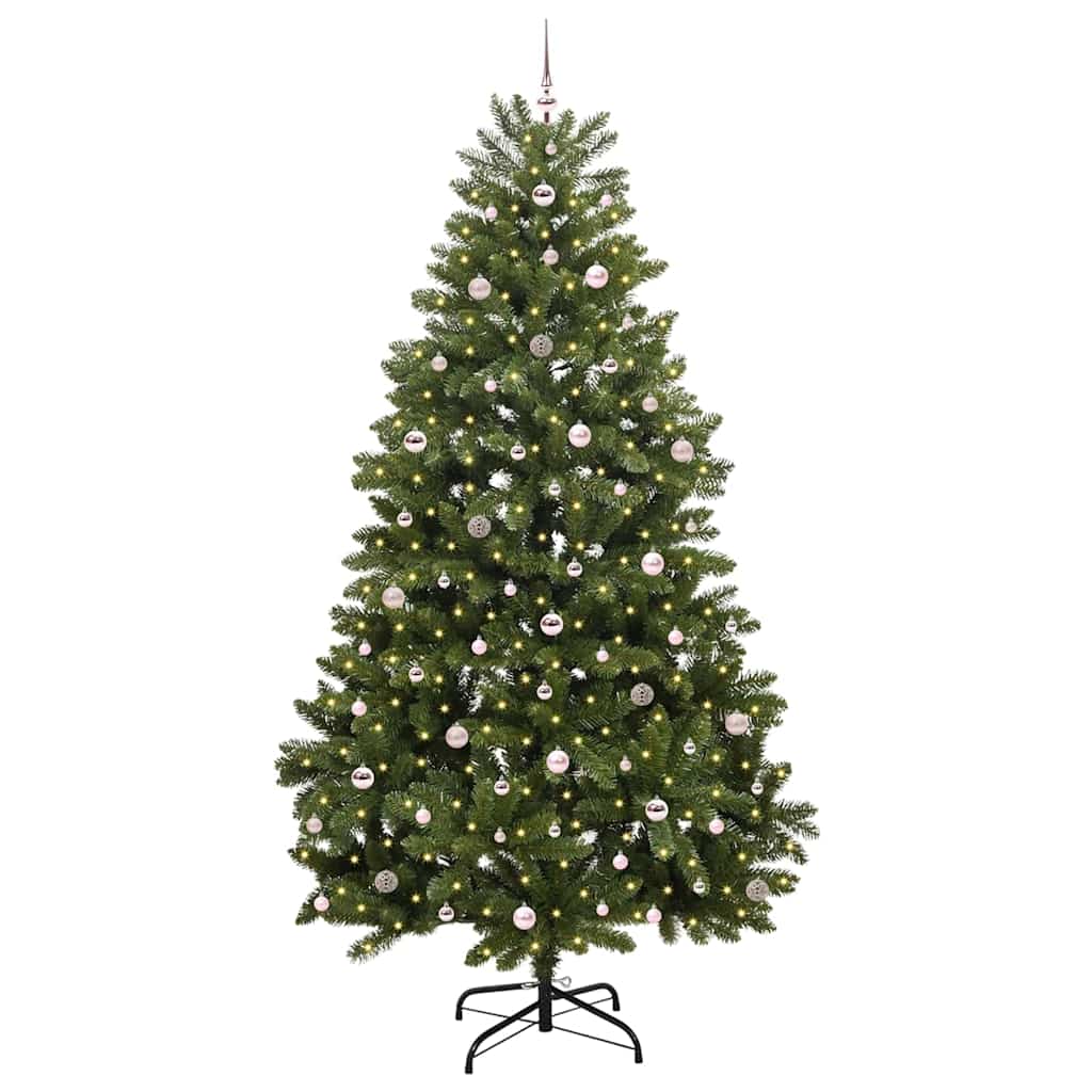 Artificial Christmas Tree with Stand Green 270 cm PVC and Metal