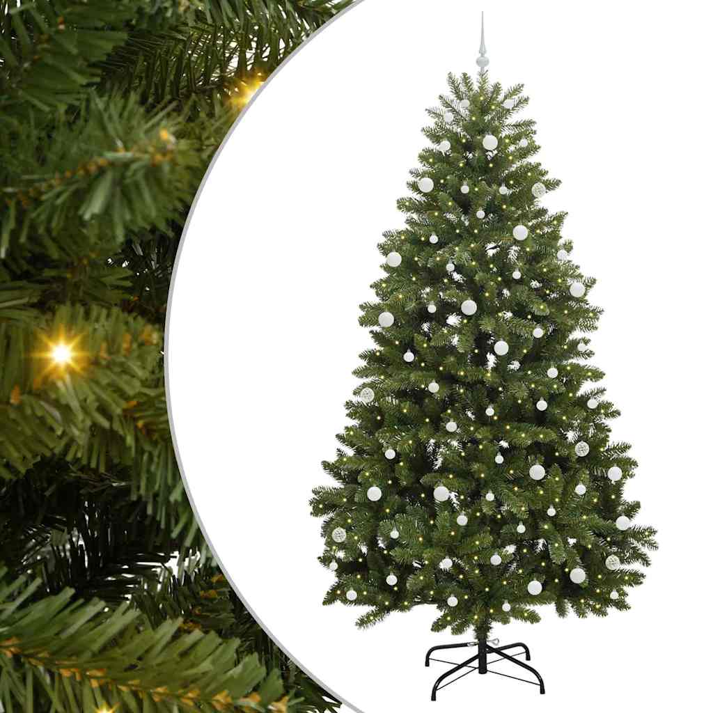 Artificial Christmas Tree with Stand Green 270 cm PVC and Metal