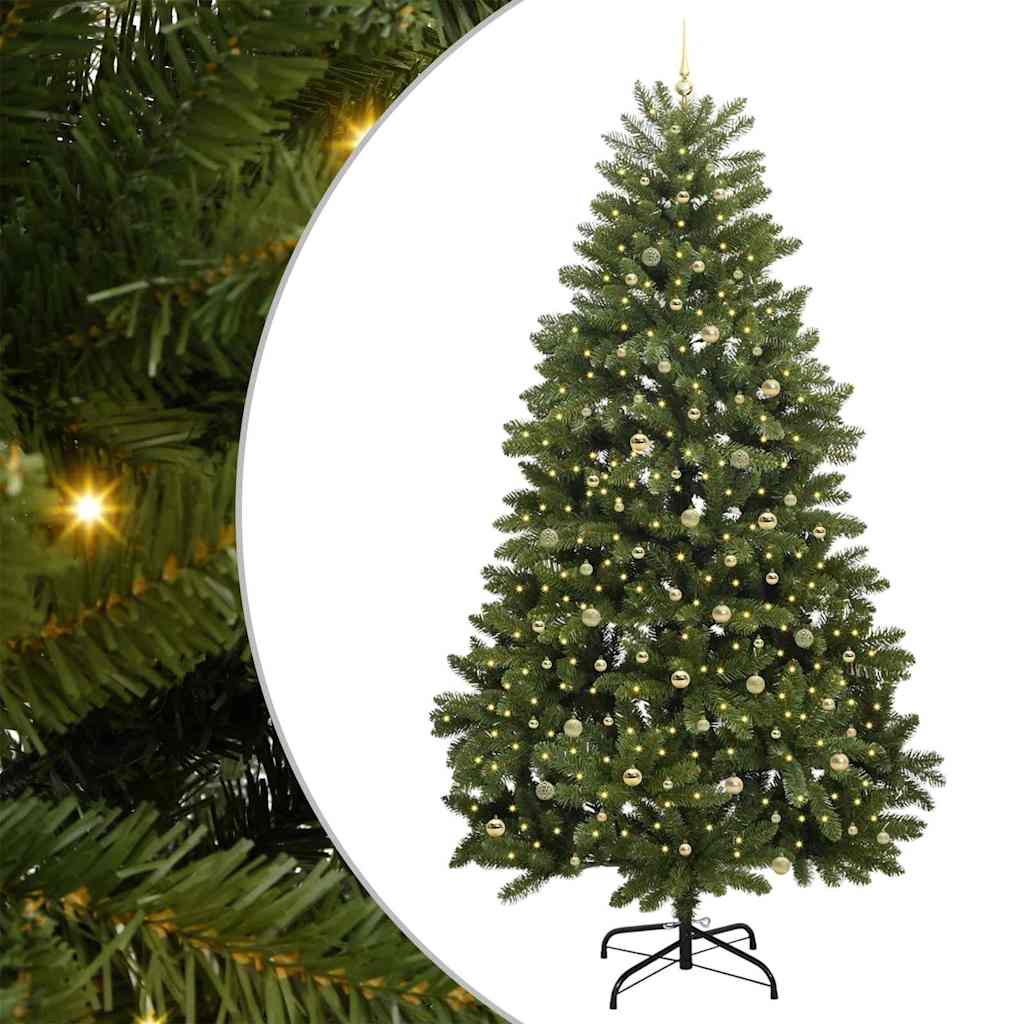 Artificial Christmas Tree with Stand Green 270 cm PVC and Metal