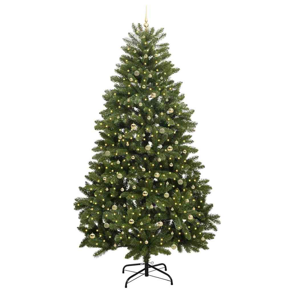 Artificial Christmas Tree with Stand Green 270 cm PVC and Metal