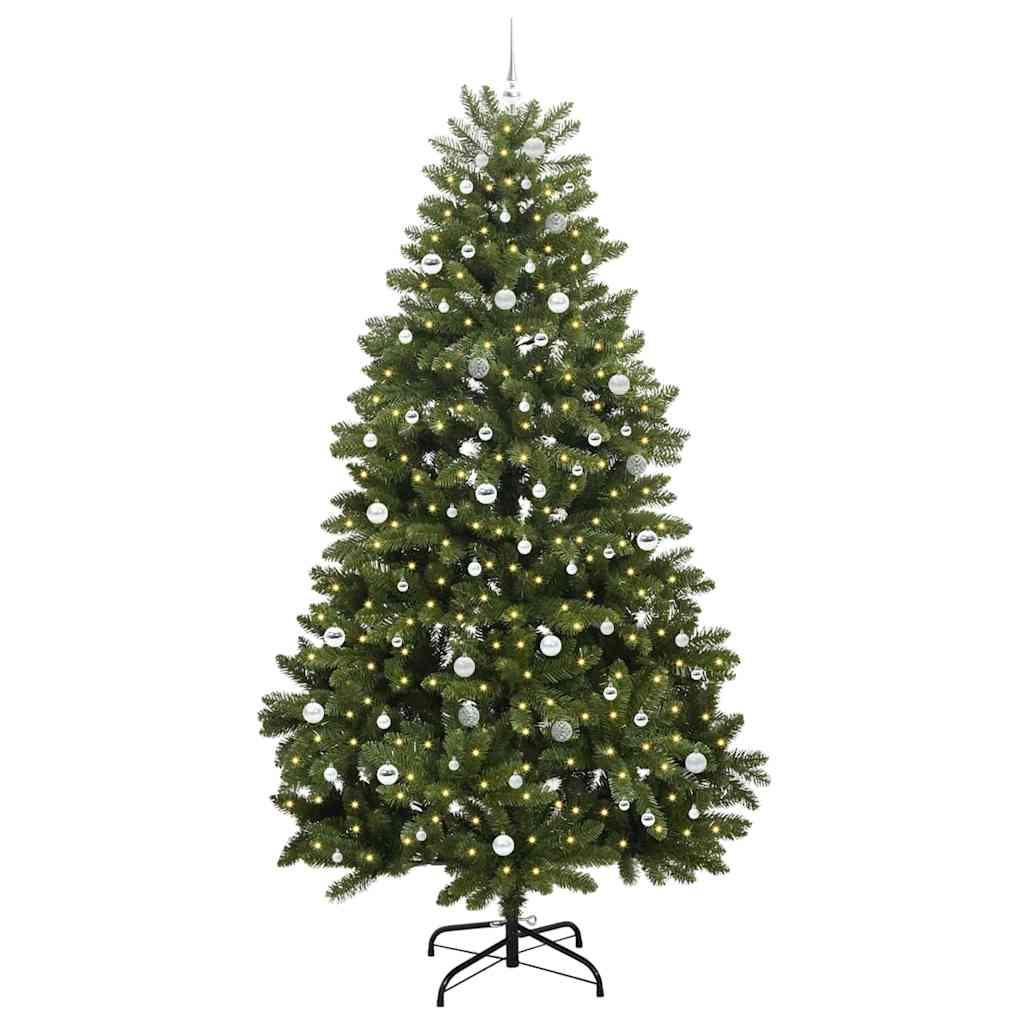 Artificial Christmas Tree with Stand Green 270 cm PVC and Metal