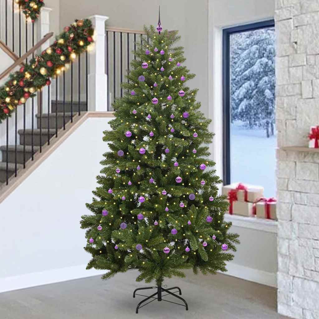 Artificial Christmas Tree with Stand Green 270 cm PVC and Metal