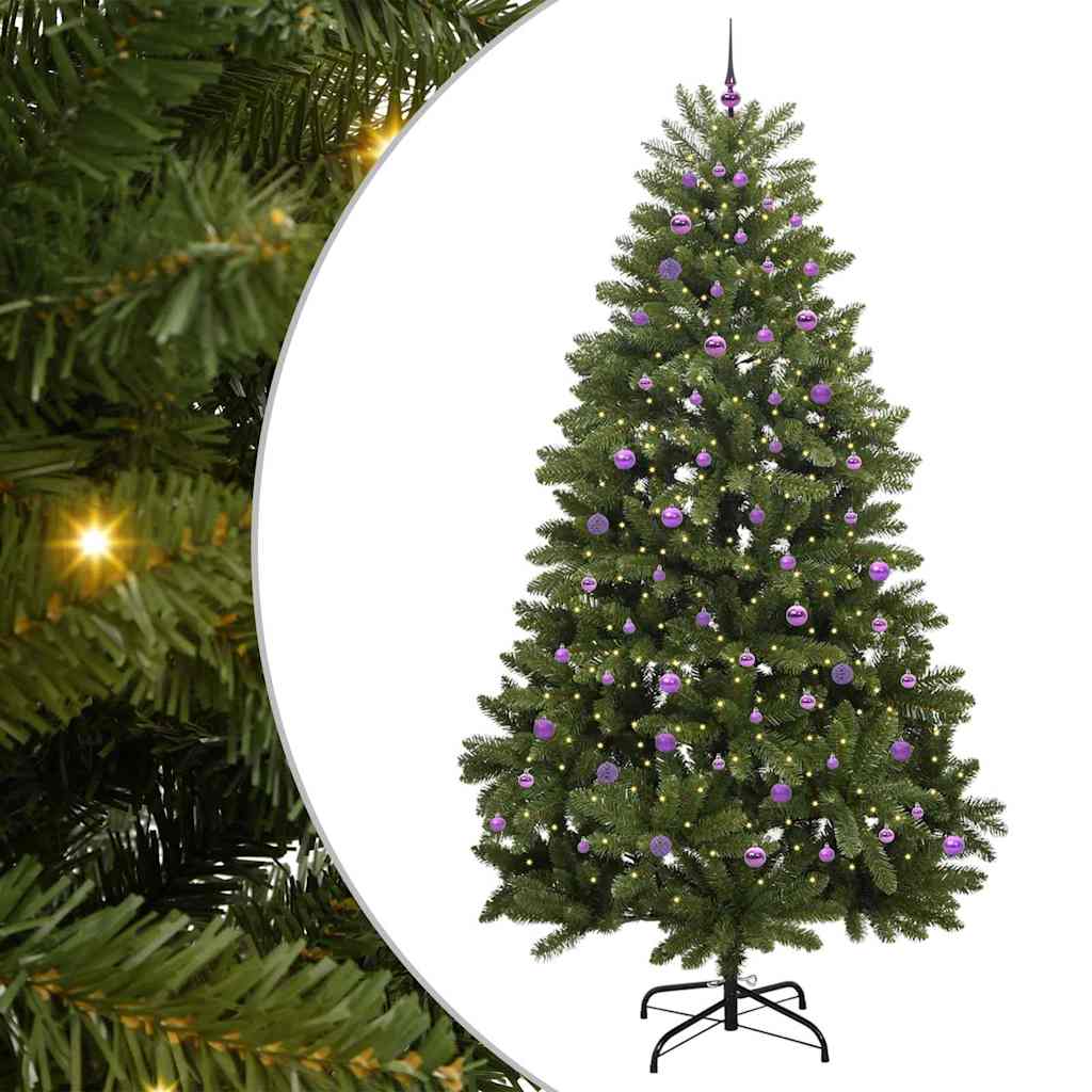 Artificial Christmas Tree with Stand Green 270 cm PVC and Metal