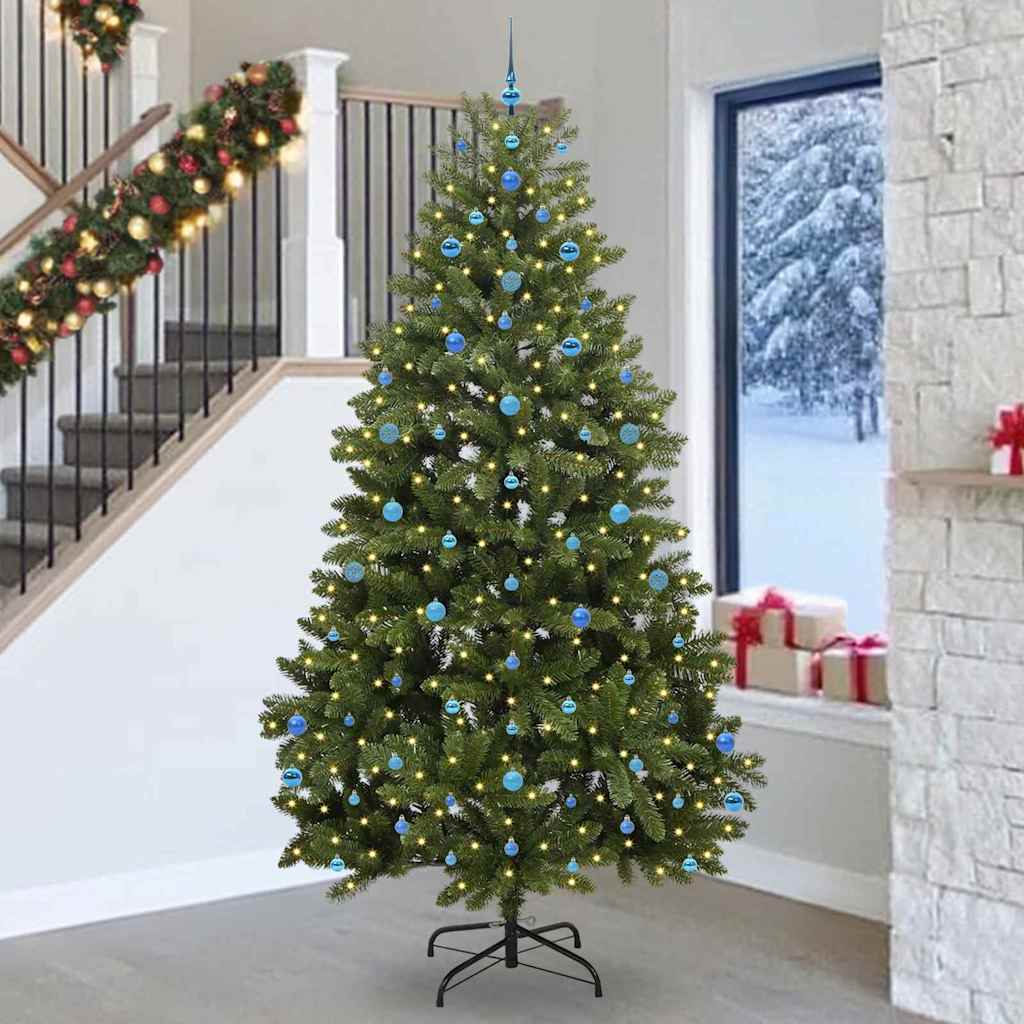 Artificial Christmas Tree with Stand Green 270 cm PVC and Metal