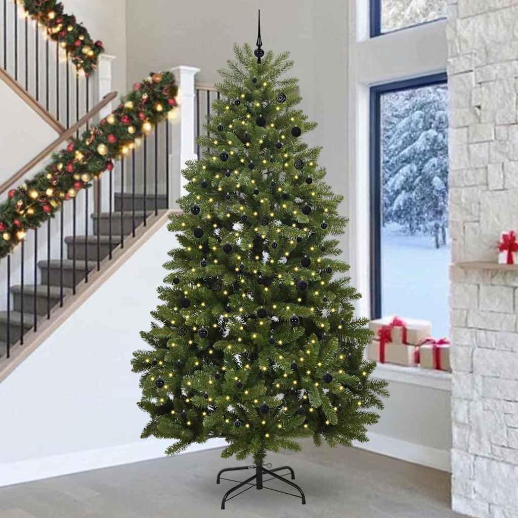 Artificial Christmas Tree with Stand Green 300 cm PVC and Metal