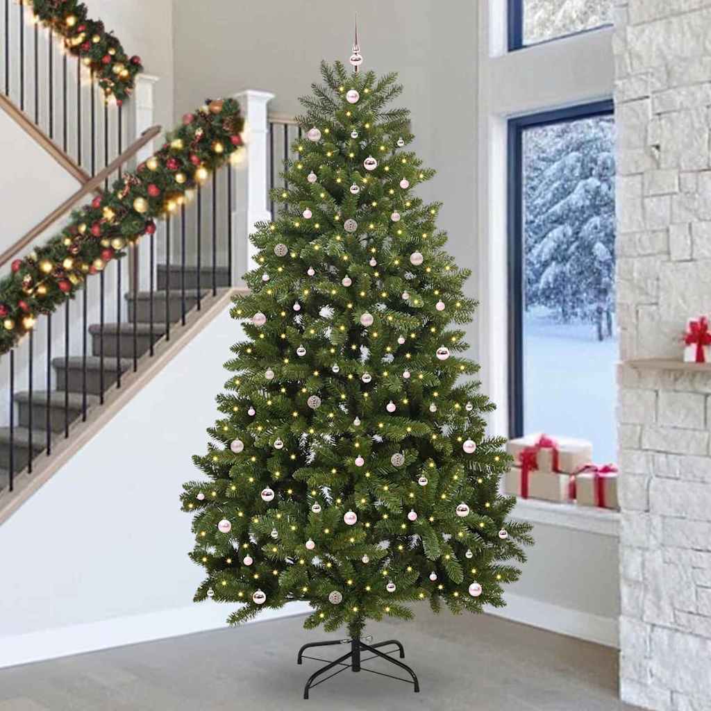 Artificial Christmas Tree with Stand Green 300 cm PVC and Metal