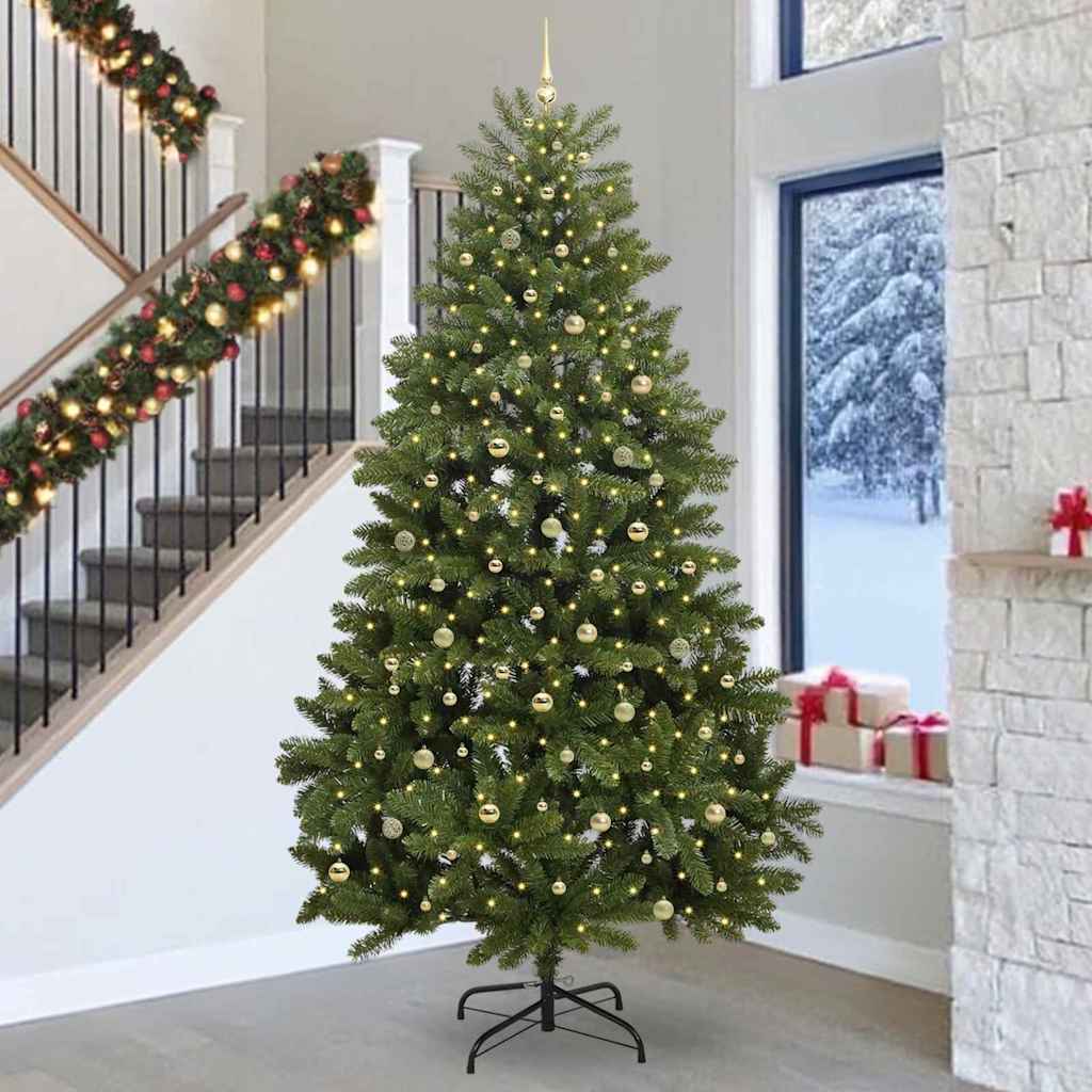 Artificial Christmas Tree with Stand Green 300 cm PVC and Metal