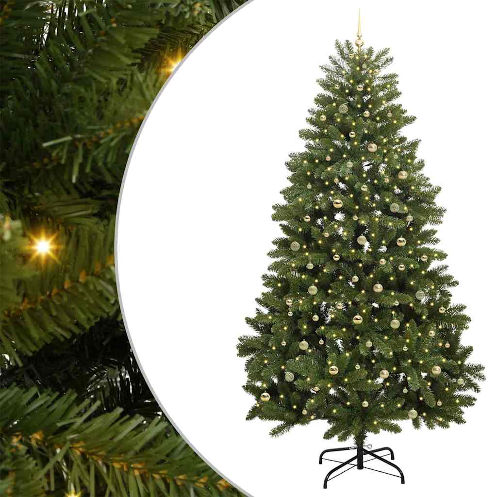 Artificial Christmas Tree with Stand Green 300 cm PVC and Metal