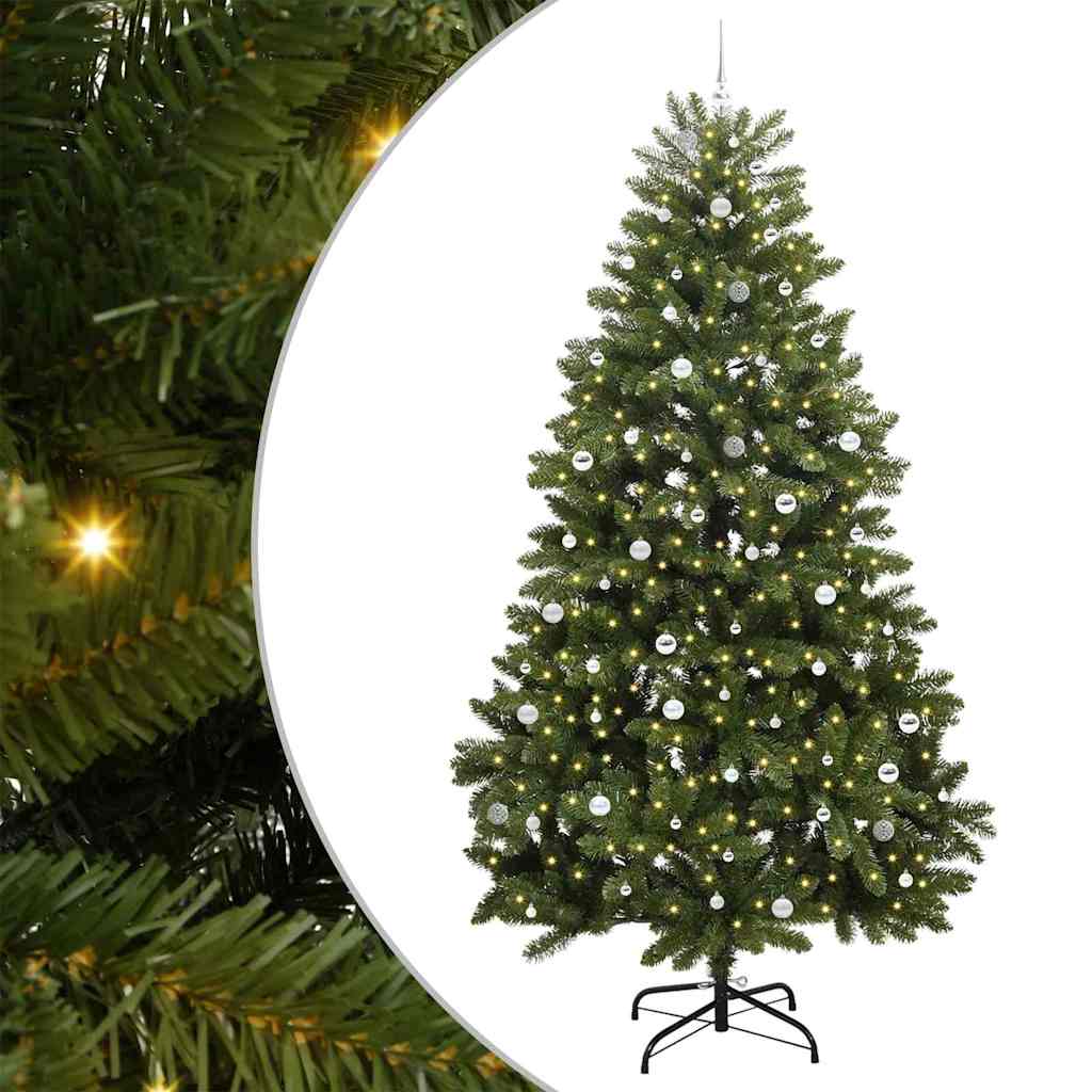 Artificial Christmas Tree with Stand Green 300 cm PVC and Metal