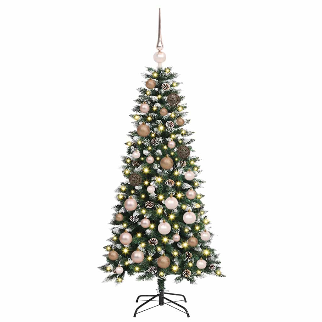 Artificial Christmas Tree with 150 LEDs Green 55 x 55 x 120 cm