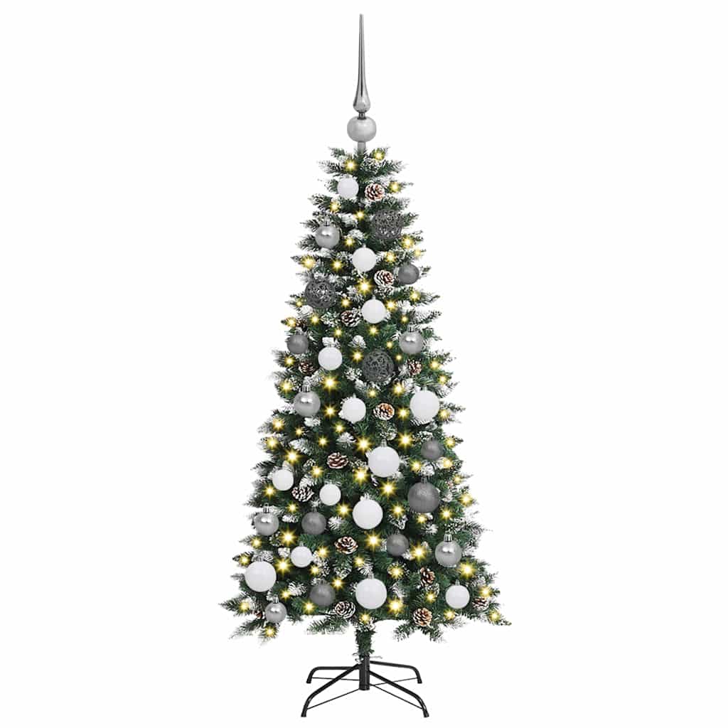 Artificial Christmas Tree with 150 LEDs Green 55 x 55 x 120 cm