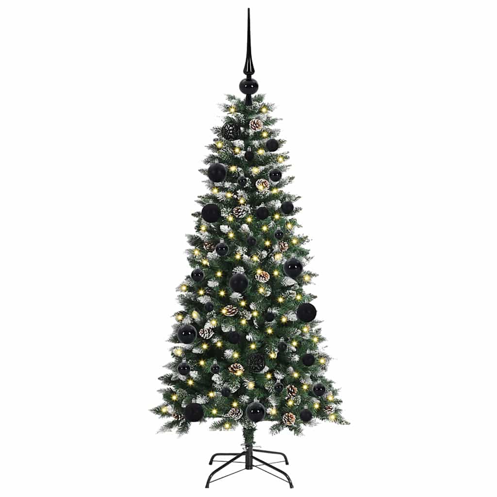 Artificial Christmas Tree with 150 LEDs Green 55 x 55 x 120 cm