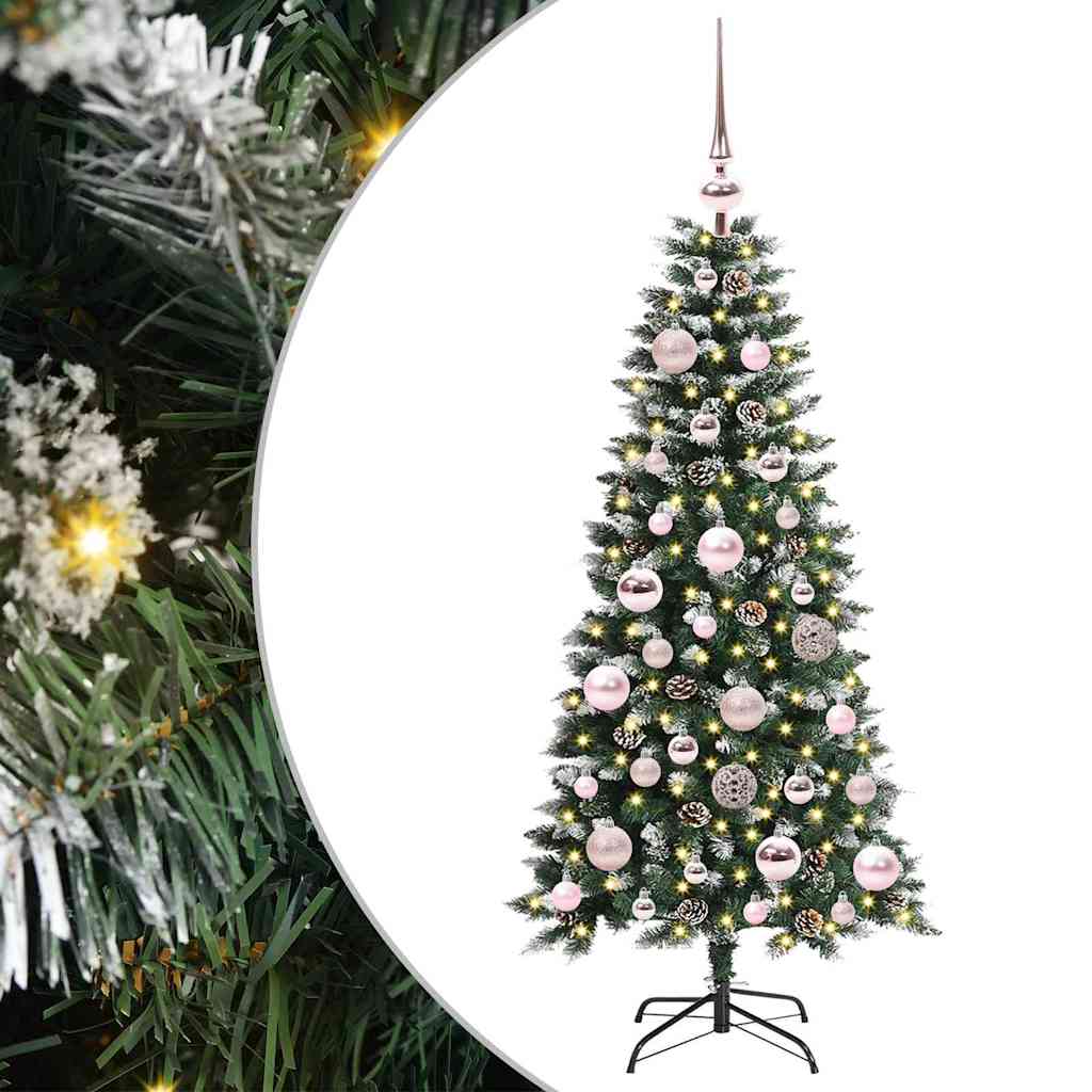 Artificial Christmas Tree with 150 LEDs Green 55 x 55 x 120 cm