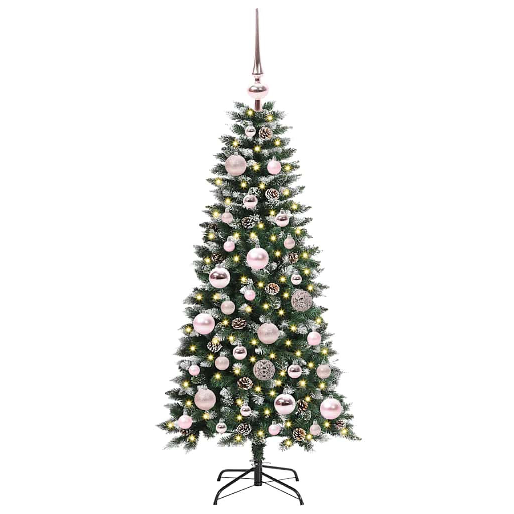 Artificial Christmas Tree with 150 LEDs Green 55 x 55 x 120 cm
