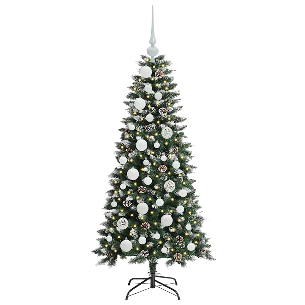 Artificial Christmas Tree with 150 LEDs Green 55 x 55 x 120 cm