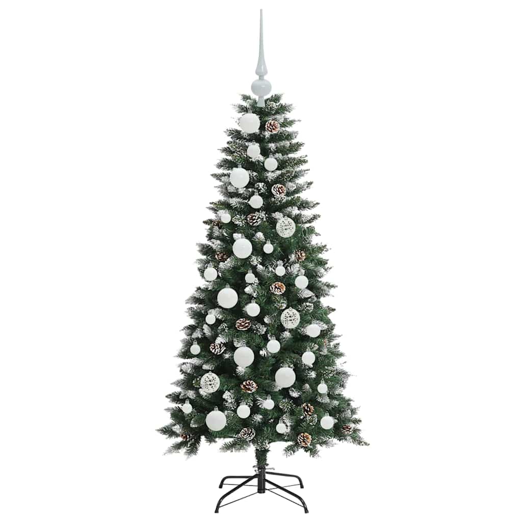 Artificial Christmas Tree with 150 LEDs Green 55 x 55 x 120 cm