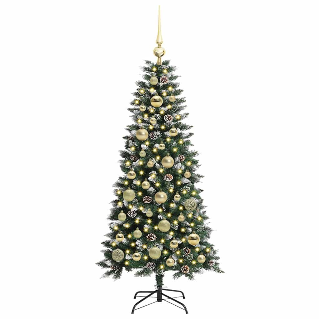 Artificial Christmas Tree with 150 LEDs Green 55 x 55 x 120 cm