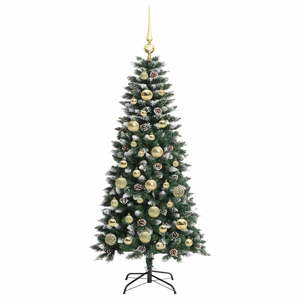 Artificial Christmas Tree with 150 LEDs Green 55 x 55 x 120 cm