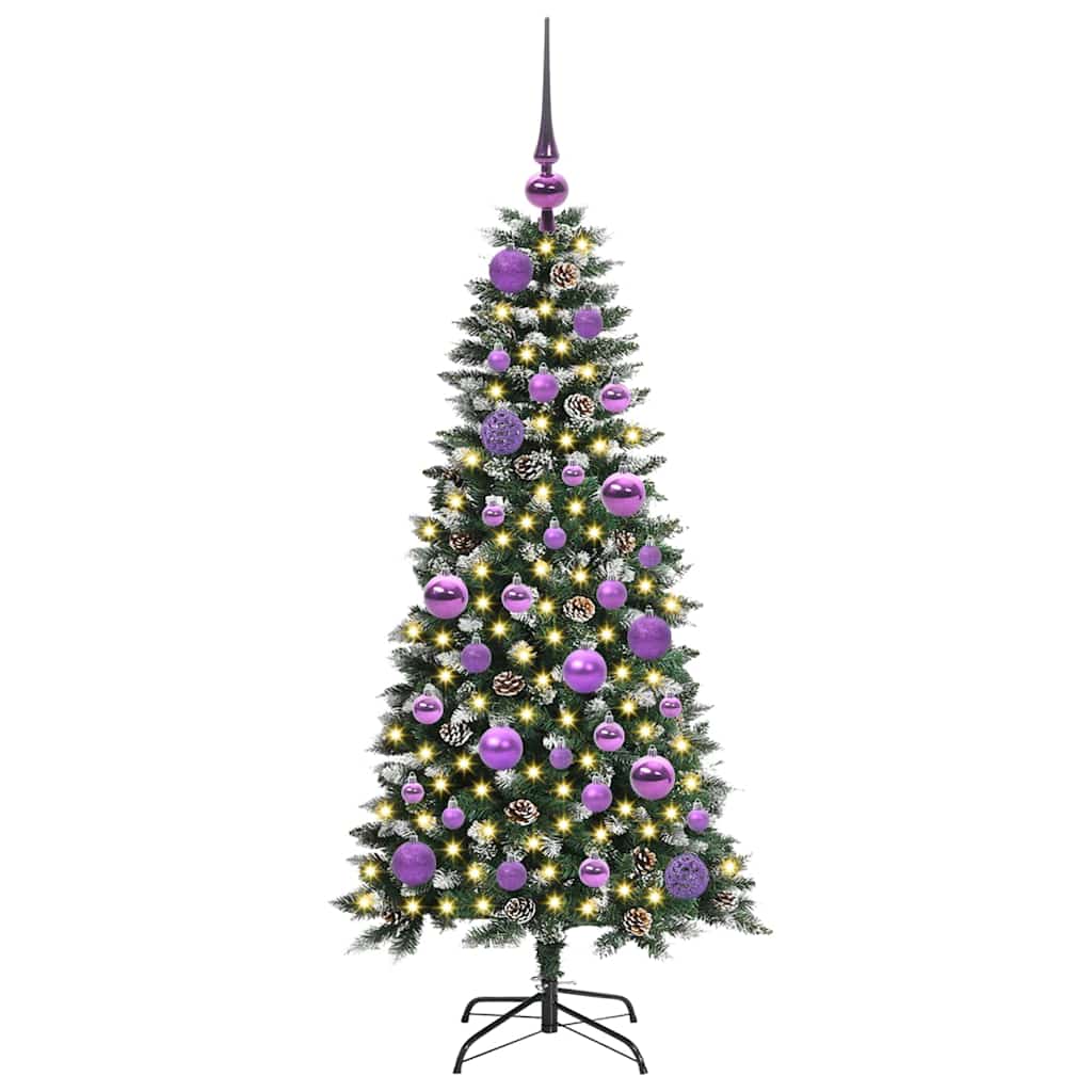 Artificial Christmas Tree with 150 LEDs Green 55 x 55 x 120 cm