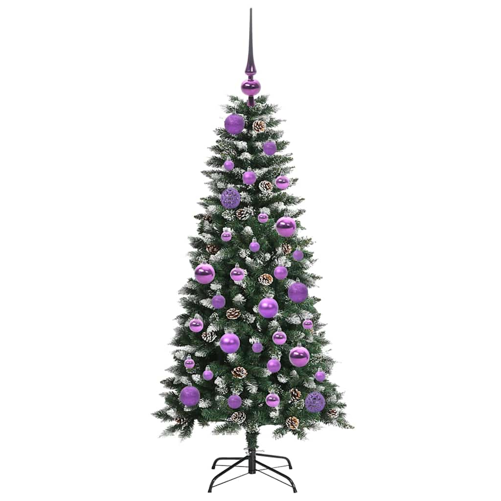 Artificial Christmas Tree with 150 LEDs Green 55 x 55 x 120 cm