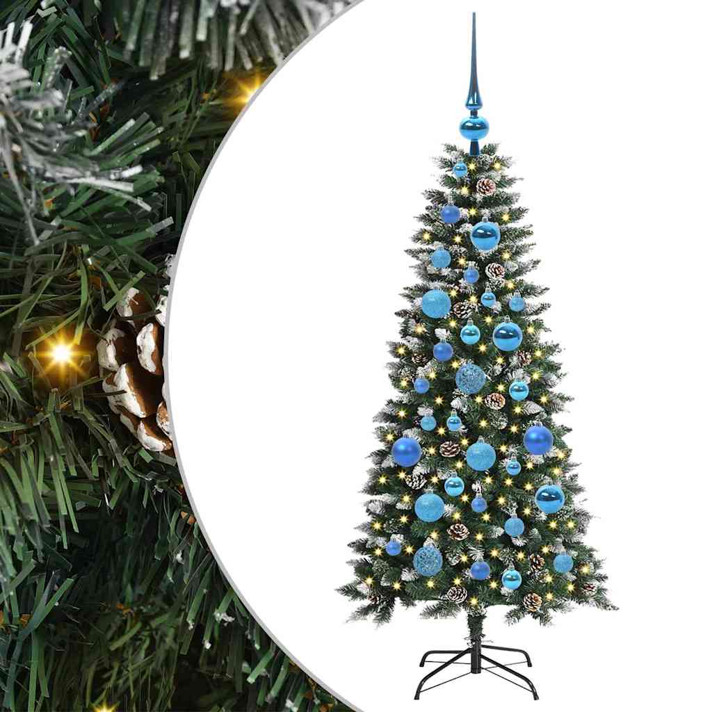 Artificial Christmas Tree with 150 LEDs Green 50 x 50 x 120 cm