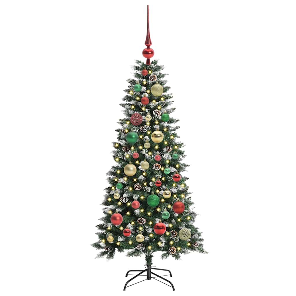 Artificial Christmas Tree with 150 LEDs Green 55 x 55 x 120 cm