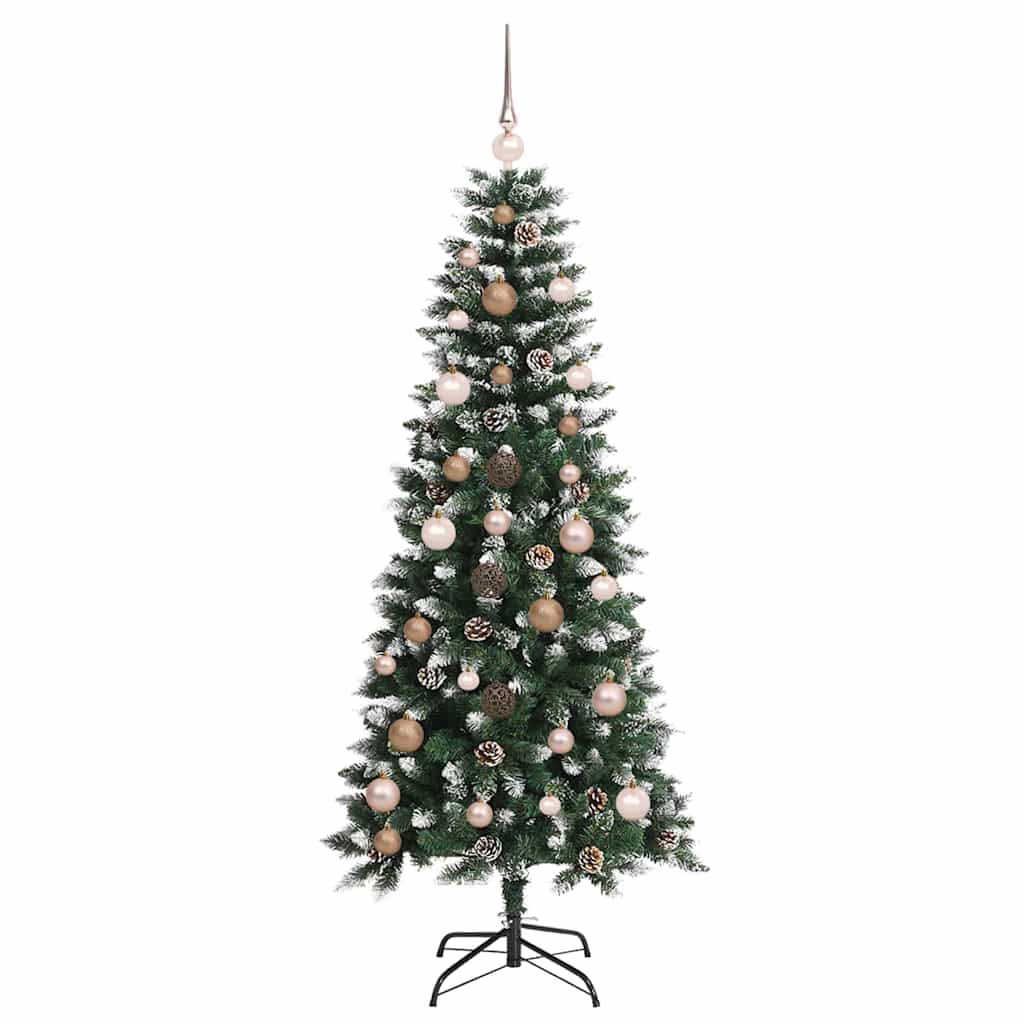 Artificial Christmas Tree with 150 LEDs Green 66 x 66 x 150 cm