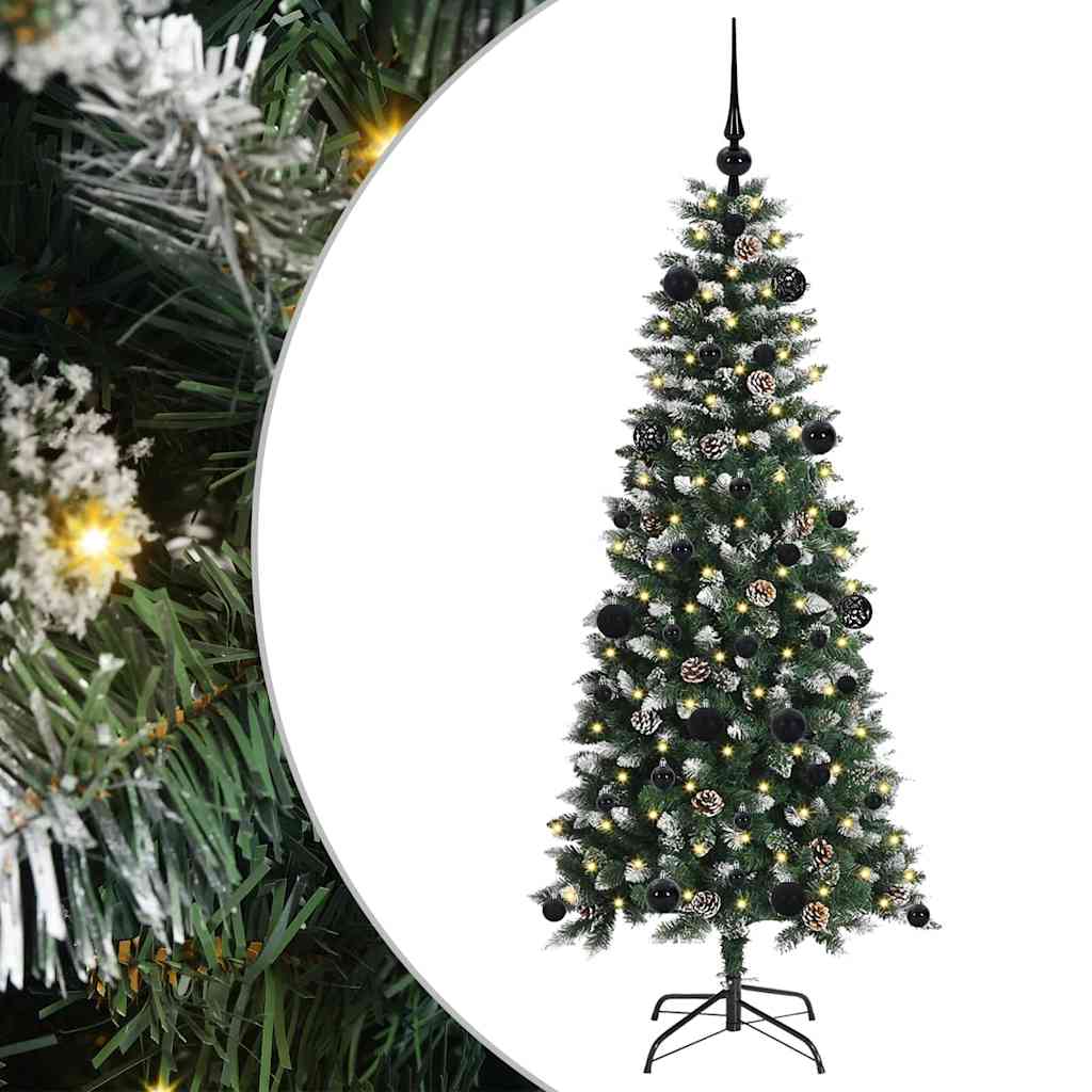Artificial Christmas Tree with 150 LEDs Green 66 x 66 x 150 cm