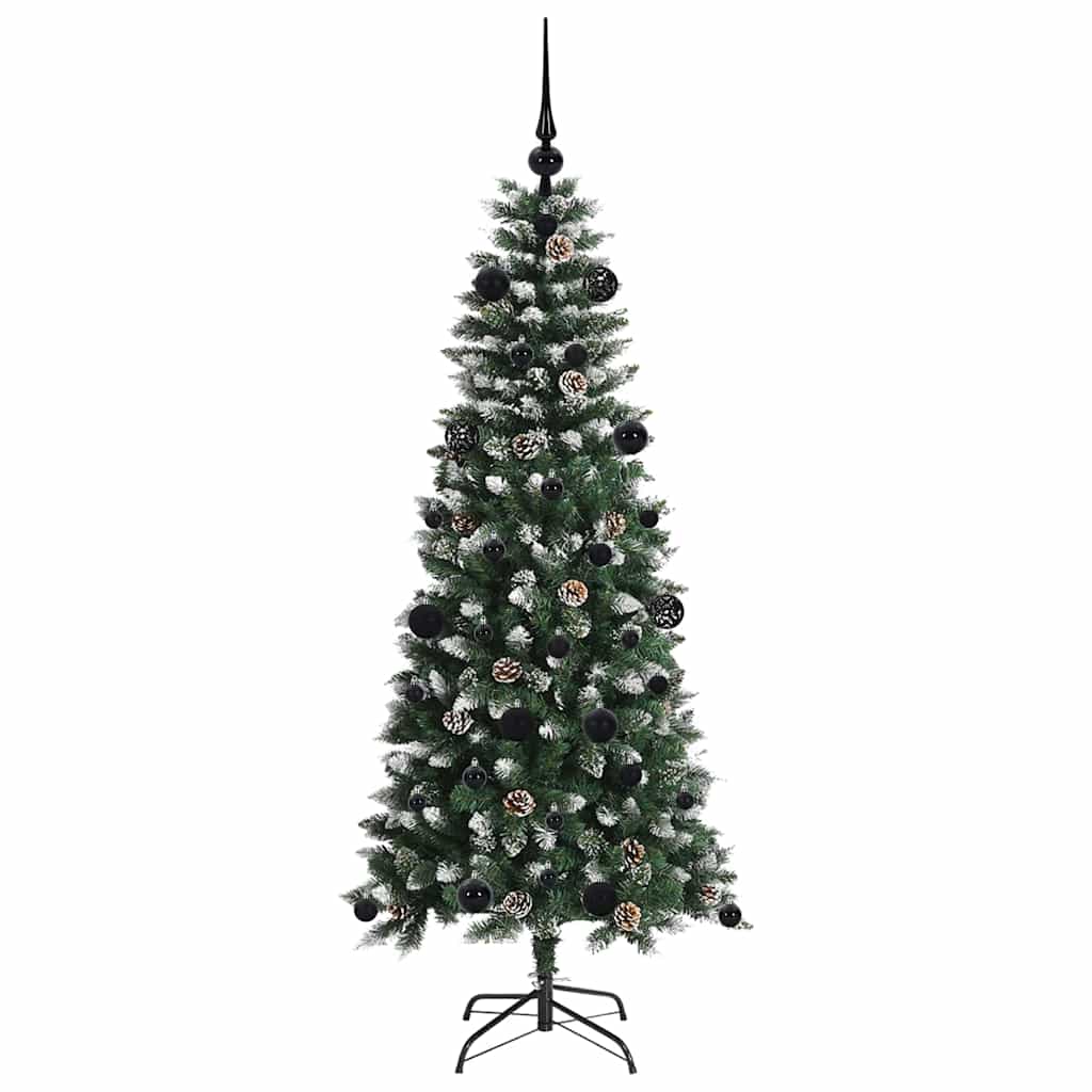 Artificial Christmas Tree with 150 LEDs Green 66 x 66 x 150 cm