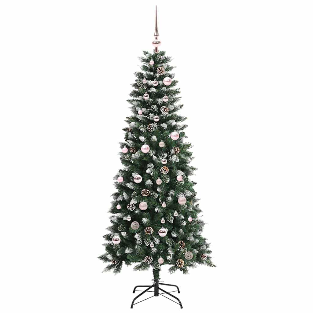 Artificial Christmas Tree with 150 LEDs Green 66 x 66 x 150 cm