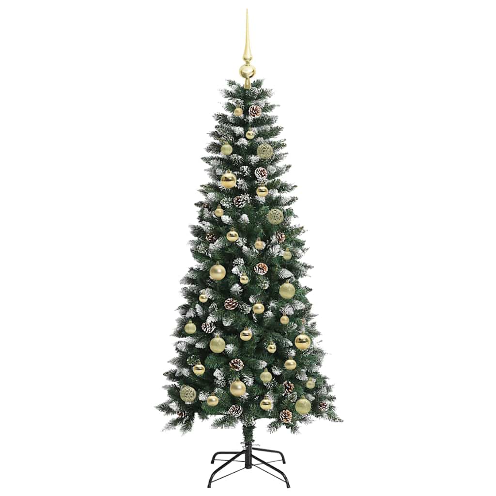 Artificial Christmas Tree with 150 LEDs Green 66 x 66 x 150 cm