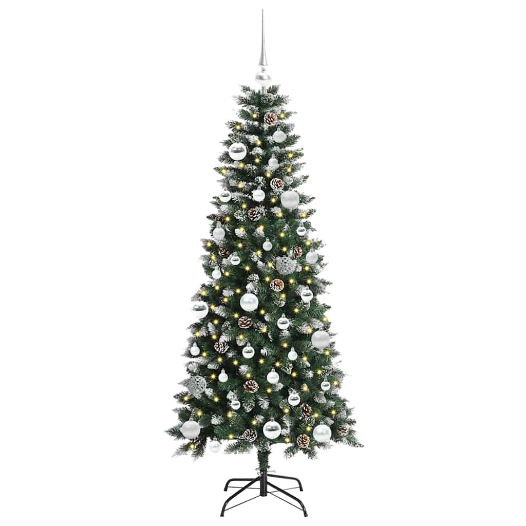 Artificial Christmas Tree with 150 LEDs Green 66 x 66 x 150 cm